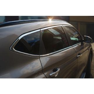 Komplett fönsterlistkit (14 st, rostfritt stål) Hyundai Tucson TL 2016–2021 foto 1
