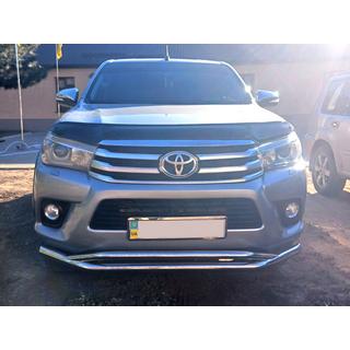 Främre dubbel frontbåge Vegas (2015-2020, rostfritt) Toyota Hilux 2015– foto 3