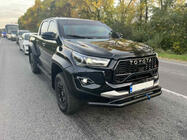Toyota Hilux 2015– Främre dubbel frontbåge Vegas (2015-2020, svart, 76 mm) foto 5