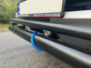 Toyota Hilux 2015– Främre dubbel frontbåge Vegas (2015-2020, svart, 76 mm) foto 7