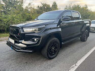 Toyota Hilux 2015– Främre dubbel frontbåge Vegas (2015-2020, svart, 76 mm) foto 8