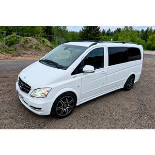 Svarta takrails CAN Original design (metallfötter) Mercedes Viano 2004–2014 foto 2