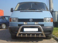 Volkswagen T4 Transporter 1990–2003 Frontbåge WT003 60 mm (rostfritt) 50 mm, med text foto 8