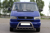 Volkswagen T4 Transporter 1990–2003 Frontbåge WT003 60 mm (rostfritt) 50 mm, med text foto 2