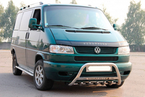 Volkswagen T4 Transporter 1990–2003 Frontbåge WT003 60 mm (rostfritt) 50 mm, med text foto 6