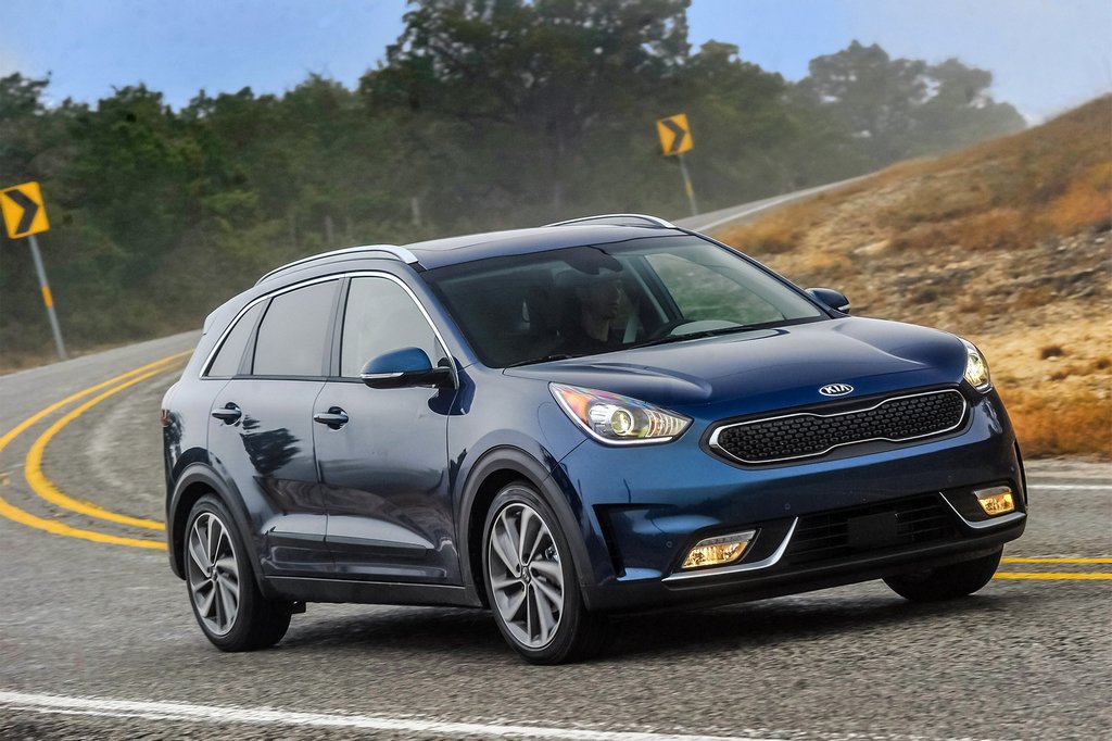 Ukrainare erbjuds hybridcrossovern Kia Niro till lägre pris
