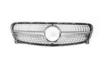 Mercedes GLA X156 2014–2019 Framgrill Diamond Silver (2014-2016) foto 2