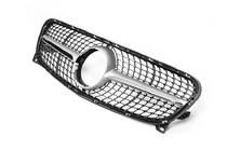 Mercedes GLA X156 2014–2019 Framgrill Diamond Silver (2014-2016) foto 4