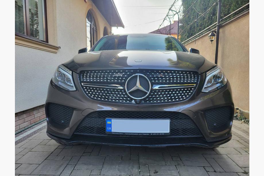 Mercedes GLE Coupé C292 2015–2019 Tuning kylargrill (Diamond Silver) Image