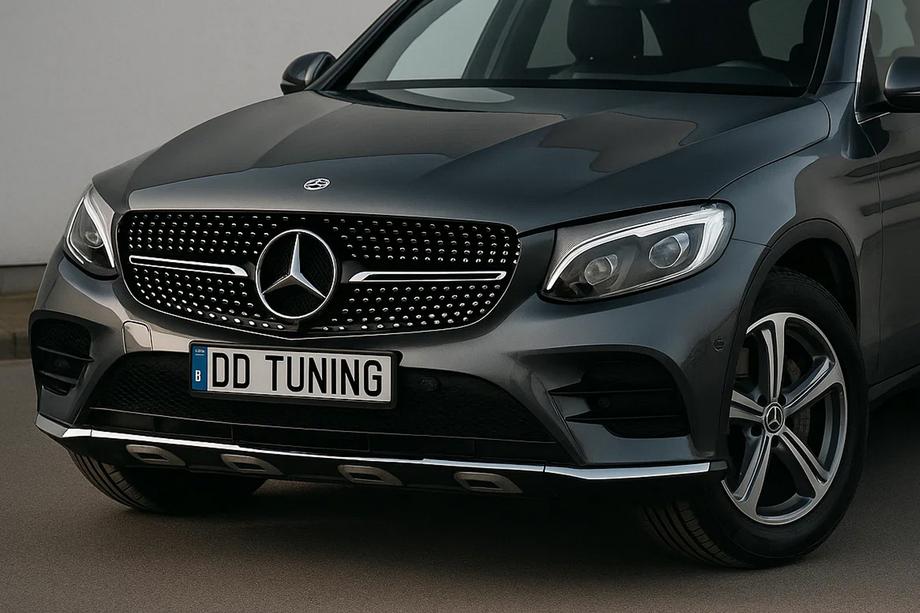 Mercedes GLC Coupé C253 2016–2023 Främre grill Diamond Black (2015-2019) Image