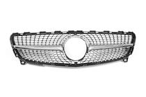 Mercedes A-class W176 2012–2018 Frontgrill Diamond Silver (2015-2018) foto 4