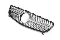 Mercedes A-class W176 2012–2018 Frontgrill Diamond Silver (2015-2018) foto 3