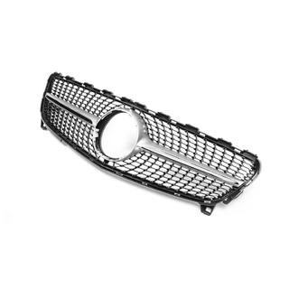 Frontgrill Diamond Silver (2015-2018) Mercedes A-сlass W176 2012–2018 foto 3