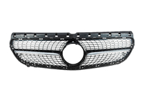 Mercedes B-class W246 2011–2018 Frontgrill Diamond Black (2015-2018) foto 2
