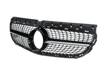 Mercedes B-class W246 2011–2018 Frontgrill Diamond Black (2015-2018) foto 4
