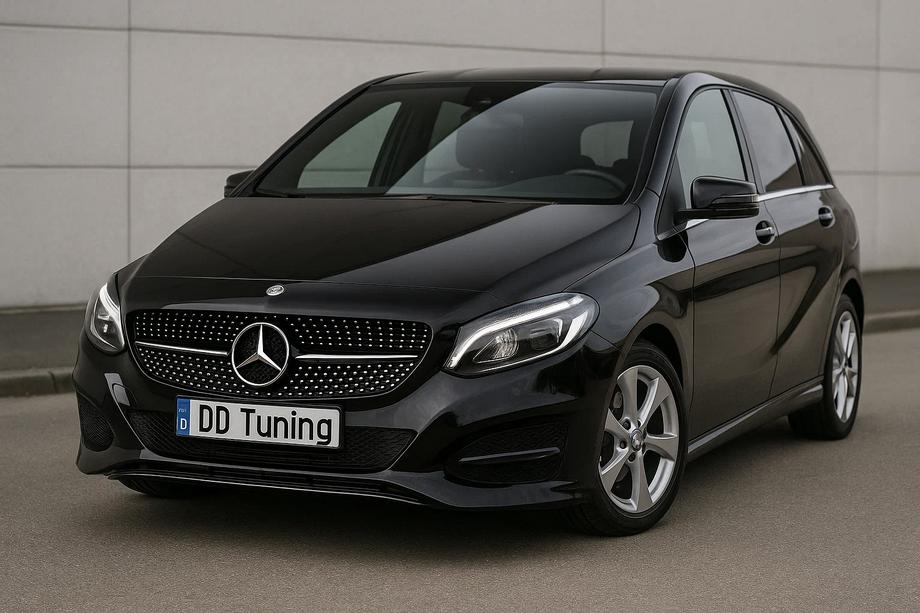 Mercedes B-class W246 2011–2018 Frontgrill Diamond Black (2015-2018) Image