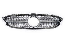 Mercedes C-class W205 2014–2021 Framgrill Diamond Silver (för Avantgarde/AMG-Line/C43 AMG) 2018+, med kamera foto 10