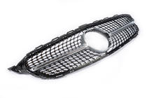 Mercedes C-class W205 2014–2021 Framgrill Diamond Silver (för Avantgarde/AMG-Line/C43 AMG) 2018+, med kamera foto 12