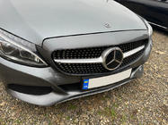 Mercedes C-class W205 2014–2021 Framgrill Diamond Silver (för Avantgarde/AMG-Line/C43 AMG) 2018+, med kamera foto 1