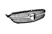 Mercedes C-class W205 2014–2021 Framgrill Diamond Silver (för Avantgarde/AMG-Line/C43 AMG) 2018+, med kamera foto 15