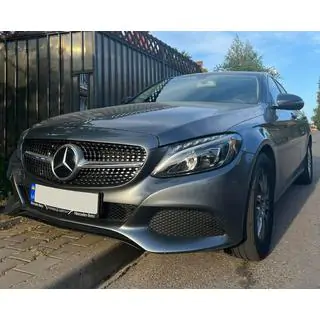 Framgrill Diamond Silver (för Avantgarde/AMG-Line/C43 AMG) foto 3