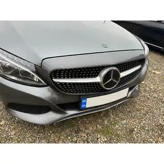 Framgrill Diamond Silver (för Avantgarde/AMG-Line/C43 AMG)