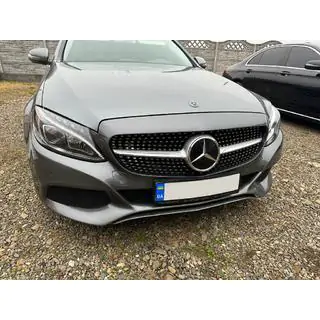 Framgrill Diamond Silver (för Avantgarde/AMG-Line/C43 AMG) foto 2
