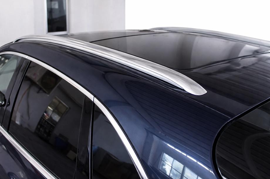 Porsche Macan 2014–2024 Integrerade takräcken grå OEM (aluminium, montering med lim) Image