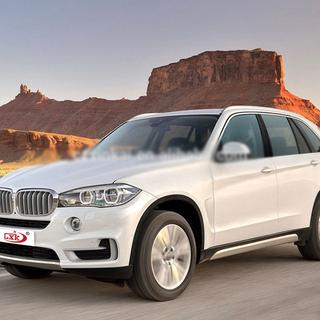 Integrerade takrails i krom OEM (aluminium, montering med lim) BMW X5 F15 2013–2018 foto 1