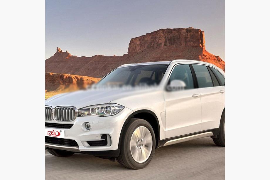 BMW X5 F15 2013–2018 Integrerade takrails i krom OEM (aluminium, montering med lim) Image