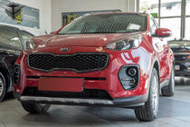 Kia Sportage 2015–2021 Främre och bakre läppspoiler 2015-2019 V2 (plast) foto 3