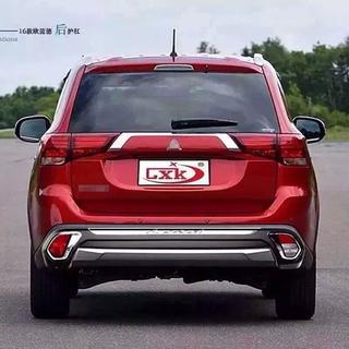 Främre och bakre läppspoiler (2 st, 2015-2018) Mitsubishi Outlander 2012–2021 foto 3