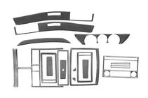 Volkswagen Polo 2001–2009 Instrumentpanelinlägg (2005-2009) Aluminium foto 3