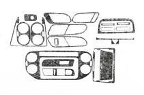 Volkswagen Tiguan 2007–2016 Instrumentpanelslister (2011-2015) Aluminium foto 6