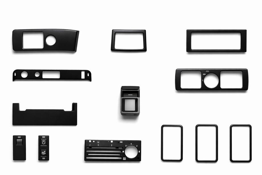 Volvo FH 1993–2012 Instrumentpanelslister 1993-2002 (trälook) Image