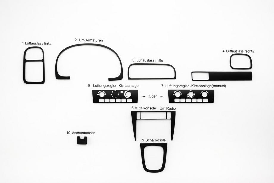 Volvo S40 1995–2004 Instrumentpanelsinlägg (2000-2004) Image