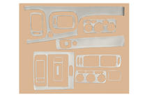 Volvo V70 1997–2000 Instrumentpanelskydd Aluminium foto 3