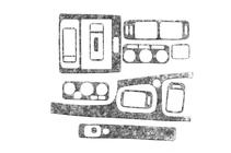 Volvo V70 1997–2000 Instrumentpanelskydd Aluminium foto 2