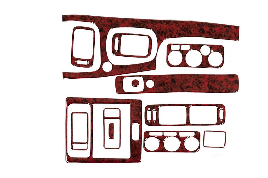 Volvo V70 1997–2000 Instrumentpanelskydd Aluminium Image