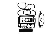 Chrysler Voyager 1996–2001 Instrumentpanelslister (Meric) Aluminium foto 2