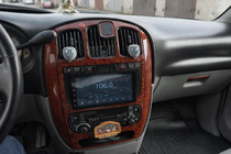 Chrysler Voyager 2001–2007 Instrumentpanelslister (Meric) Aluminium foto 1