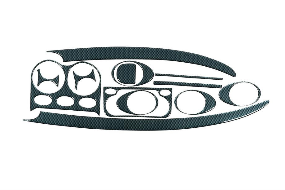 Daewoo Matiz 1998–2008 Instrumentpanelinlägg (1998-2005) Aluminium Image