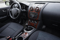 Nissan Qashqai 2007–2010 Instrumentpanelskydd Aluminium foto 1