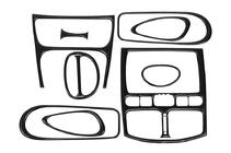 Hyundai Santa Fe 1 2000–2006 Instrumentpanelskydd Aluminium foto 1