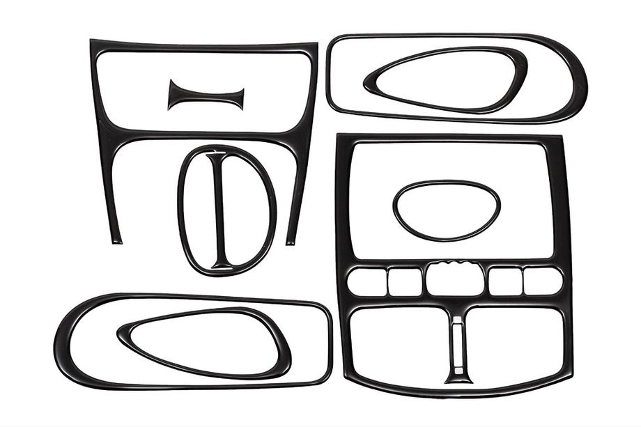 Hyundai Santa Fe 1 2000–2006 Instrumentpanelskydd Aluminium Image
