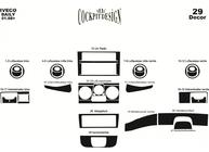Iveco Daily 2006–2014 Instrumentpanelskydd Aluminium foto 3