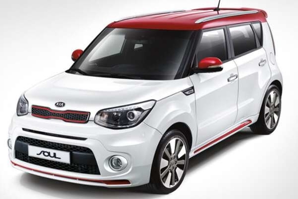 Uppdaterade Kia Soul, modellår 2017