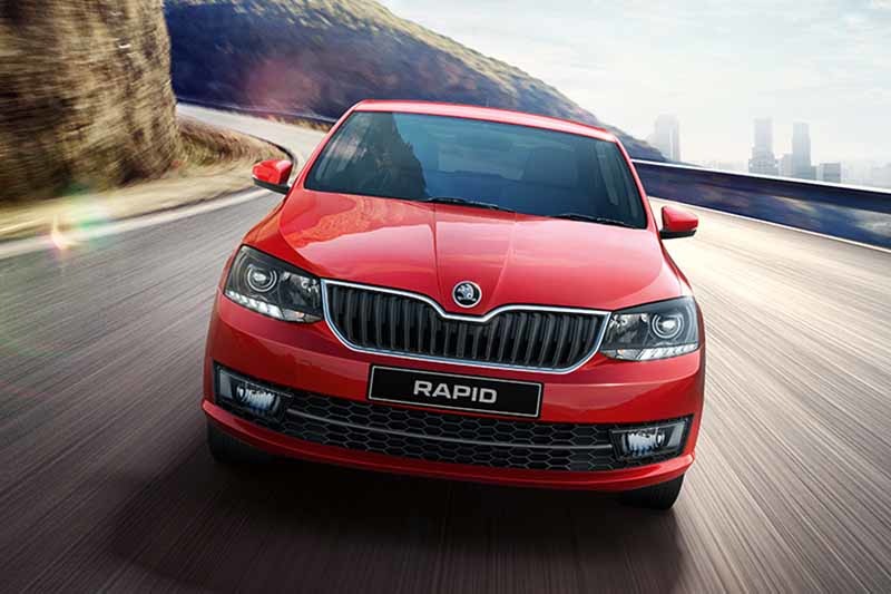 Uppdaterade Skoda Rapid årsmodell 2017