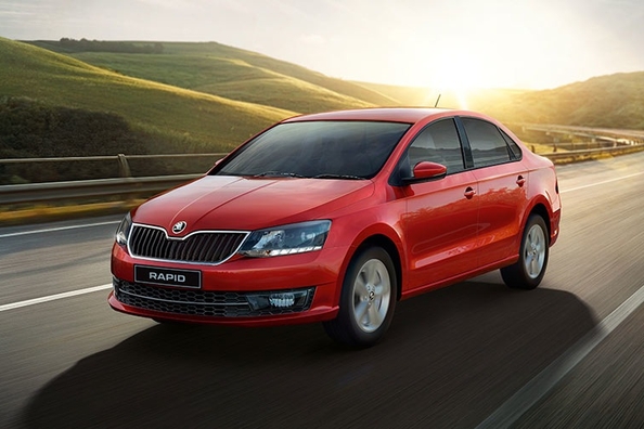 Uppdaterade Skoda Rapid årsmodell 2017