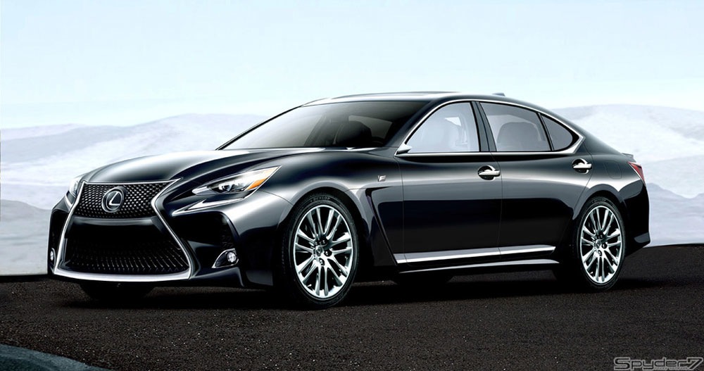 Lexus presenterar den starkaste LS-sedanen